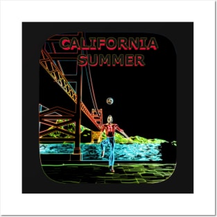 California Summer - San Francisco - Retro Posters and Art